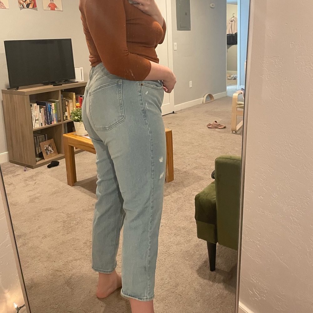 Abercrombie ripped jeans
